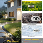 JESLED Landscape Lighting 6W LED Well Lights, 12V 24V Ground Lights 6000K - Image 6