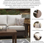 Signature Design by Ashley Paradise Trail Outdoor Loveseat - Image 4