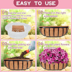 Riare 2 Pack 36 Inch Trough Coco Coir Liners - Image 4