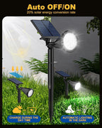 Solar Spot Lights Outdoor, 4 Pack Outdoor Solar Lights - Image 3