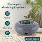 HC Companies Versatile 21 Inch Round Natural Decorative Plastic Outdoor Garden - Image 2