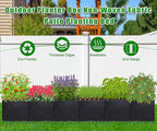 POILKMNI 12x2x1ft Fabric Raised Garden Bed - Image 4