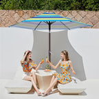 JEAREY 7.5FT Patio Umbrella Market Table Umbrella - Image 2