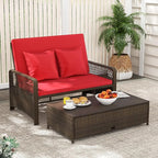 RELAX4LIFE Wicker Patio Outdoor Daybed - Image 9