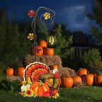 Turkey Garden Metal Stake with Solar Light, Outdoor Solar lamp Decoration - Image 7