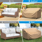 Heavy Duty Patio Sofa Cover, Mrrihand 2-Seater Outdoor Sofa Loveseat Cover - Image 5