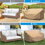 Heavy Duty Patio Sofa Cover, Mrrihand 3-Seater Outdoor Sofa Loveseat Cover - Image 5