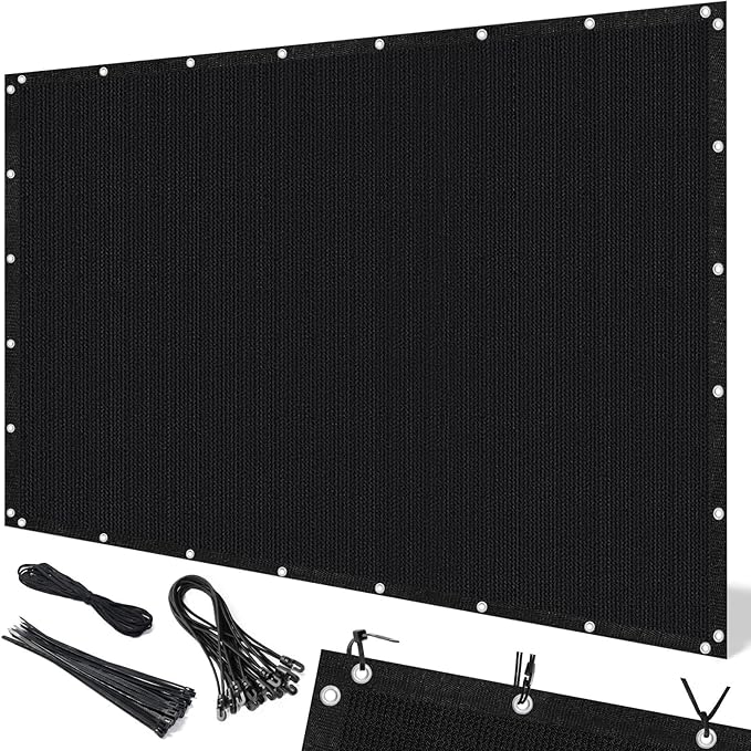 Artpuch 90% Sun Shade Cloth, 6 x 6 FT Pergola Shade Cover Canopy by Artpuch