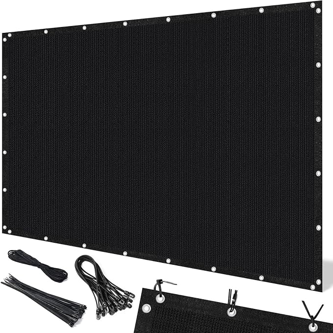 Artpuch 90% Sun Shade Cloth, 6 x 20 FT Pergola Shade Cover Canopy by Artpuch