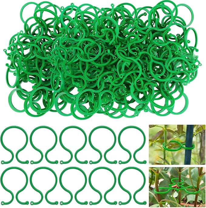 Hysagtek 100 Pcs Plant Support Clips by Hysagtek