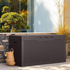 Greesum Outdoor Storage Box 100 Gallon Storage Bin - Image 2