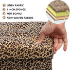 ALASDO Ottoman Storage Ottoman Footrest Stool Small Ottoman - Image 4