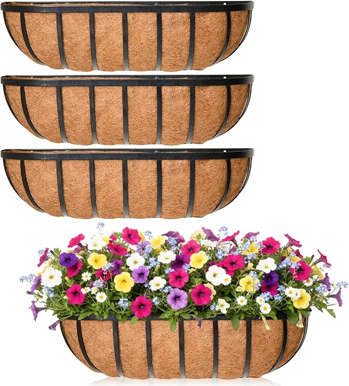 30'' Window Box Railing Planter by Qusuxi