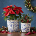 Vintage Ceramic Planter Without Drainage Hole, 6.5 Inch - Image 9