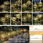 4 Pack Solar Firework Lights 200 LED Create Magical Nights, Waterproof - Image 4