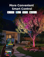 Govee Outdoor Tree Lights 3-Pack, RGBWIC LED Landscape Lighting, Outdoor Lights - Image 8