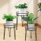 Metal Plant Stand, Plant Stand Indoor Outdoor, Metal Rustproof Flowers by Jvtoo