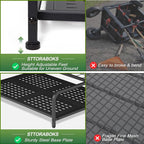 Garden Tool Organizer Rack Up to 39 Tools, Heavy-Duty Steel Yard Tool Organizer - Image 7