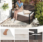 Tangkula 40 Gallon Outdoor Bench - Image 7