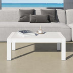 All-Weather Aluminum Outdoor Coffee Table, Modern Coffee Table - Image 5