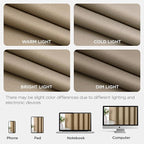 Joydeco Blackout Door Curtain for Doorway Privacy 84 Inches Long, Grommet - Image 8