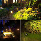 JSOT Solar Spot Lights Outdoor Waterproof, Outdoor Landscape Spotlights Flood - Image 3