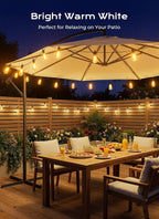 Brightown 151FT Solar String Lights Outdoor Waterproof, Patio Lights - Image 2
