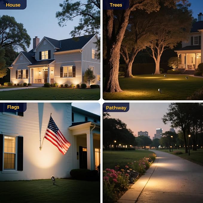 L LOHAS LED 5W Low Voltage Landscape Lighting, 12V 24V Outdoor Spot Lights - Image 3