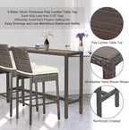Outdoor Bar Table Patio Bar Height 55" Long Outdoor Console Table Hot Tub Tall - Image 6