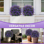 Artificial Lavender Topiary Ball - Image 4