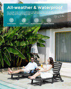 Ciokea Lounge Chair Outdoor, Oversized Chaise Lounge Chair - Image 8