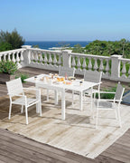 GAOMON Extentable Outdoor Dining Table Set - Image 5