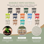 WestinTrends Dylan Adirondack Round Outdoor Side Table - Image 6