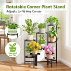 8 Tiered Plant Stand Indoor for Multiple Large Planter, Tall Heavy Duty - Image 2