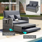 Tangkula Patio Rattan Daybed - Image 7