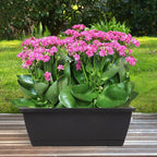 8pcs Window Box Planter, 17 Inches Flower Window Boxes, Rectangle Planters Box - Image 3