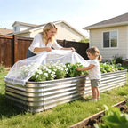 2 Pack Garden Netting for Raised Beds, 74.8" x 39.3" x 19.6" Garden Bed Insect - Image 7
