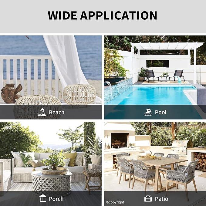 Outdoor Indoor Curtains W52 x L108 - Image 6