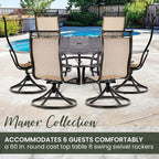 Hanover Manor 7-Piece Outdoor Dining Set - Image 2