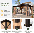 Aoxun 12'x14' Hardtop Gazebo - Image 6