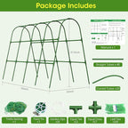 Cucumber Trellis for Raised Bed, U-Shape Garden Trellis for Climbing Plants - Image 9