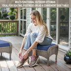 Belord Outdoor Ottomans for Patio Foot Rest - Image 4