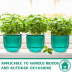 Meanplan 4 Pcs Self Watering Hanging Planter Indoor 6.5 Inch Hanging Baskets - Image 6
