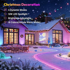 Halloween Christmas Spotlight Outdoor Color Changing Landscape Spotlights - Image 4