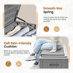 Greesum 100 Gallon Resin Deck Box Large Outdoor Storage - Image 5