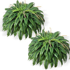 49” Artificial Ferns for Outdoors Planter, 128 Leaves per Fern, Large Lush Fake - Image 9