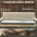 Outsunny 3 Seat Porch Swing - Image 4