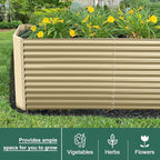 Land Guard 6x3x3ft Rectangular Galvanized Raised Garden Beds, Large-Capacity - Image 6