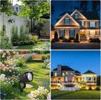 12W LED Landscape Lights Low Voltage, 3000K Warm White 12V AC/DC Waterproof - Image 6