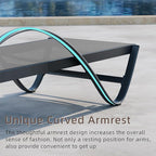 Shintenchi Patio Chaise Lounge Set of 2, Pool Chaise Lounge - Image 4